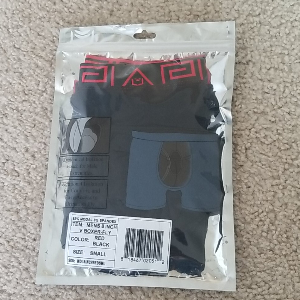 New Sheath Men's 8 Inch Boxer Brief